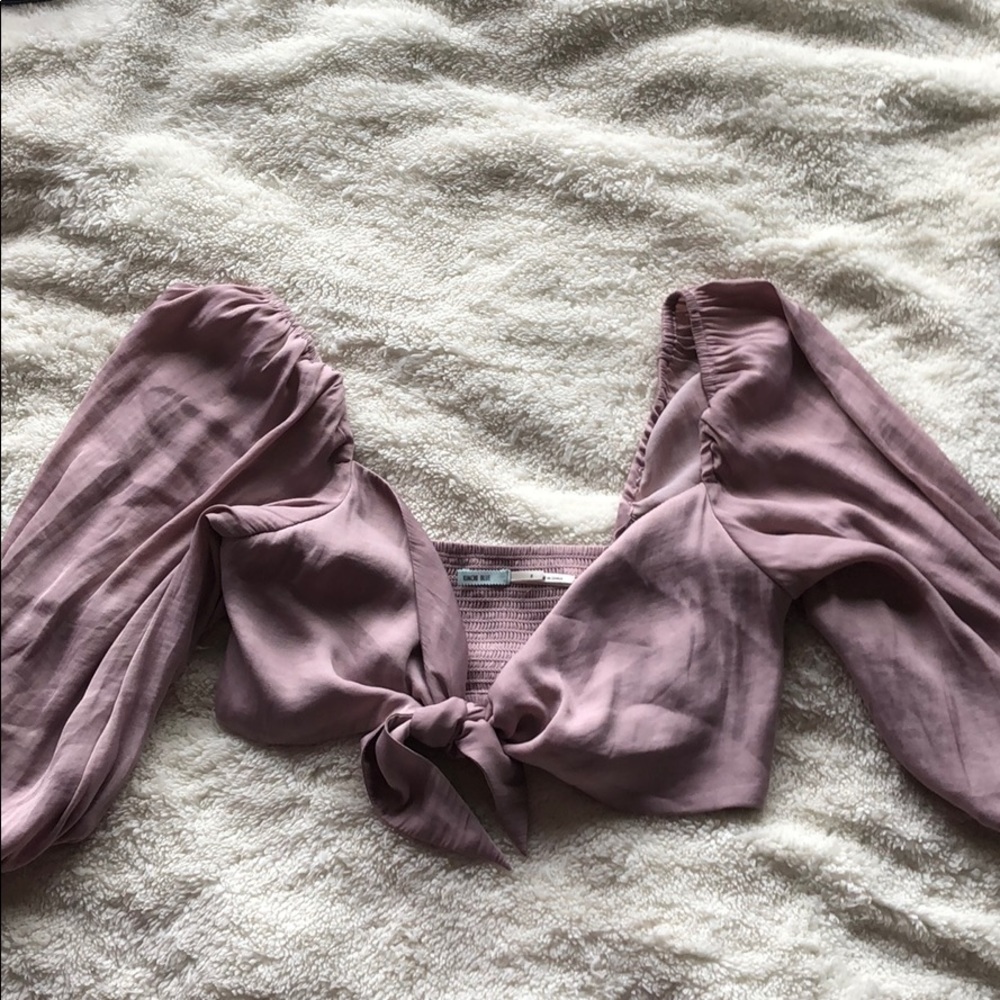 Kimchi Blue Front tie crop top S